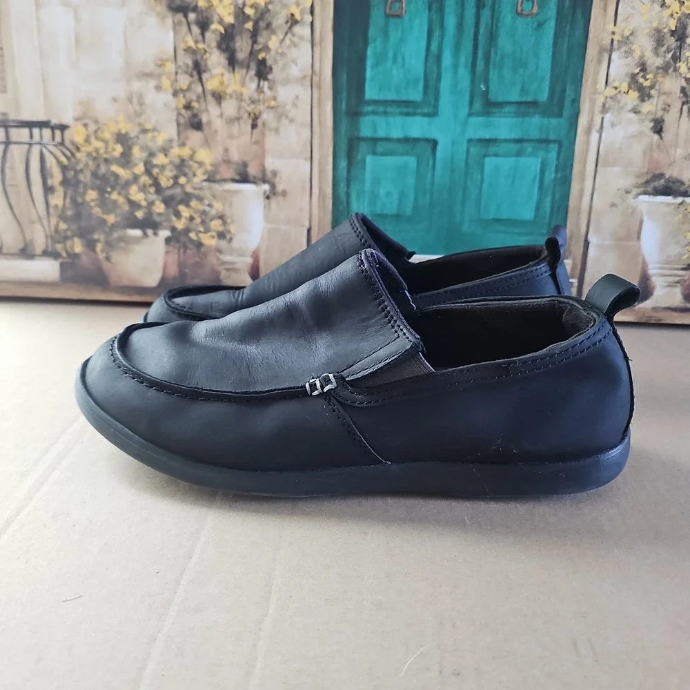 Mens CROCS Loafers Crocs Lock Slip On Work Shoes Black Size 11 Tummler